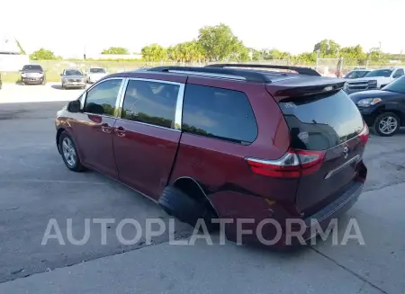 TOYOTA SIENNA 2017 vin 5TDKZ3DC9HS844261 from auto auction Iaai