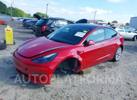 TESLA MODEL 3 2022 vin 5YJ3E1EA1NF286990 from auto auction Iaai