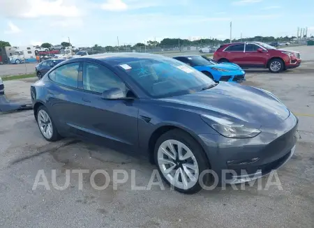 TESLA MODEL 3 2023 vin 5YJ3E1EA4PF435847 from auto auction Iaai