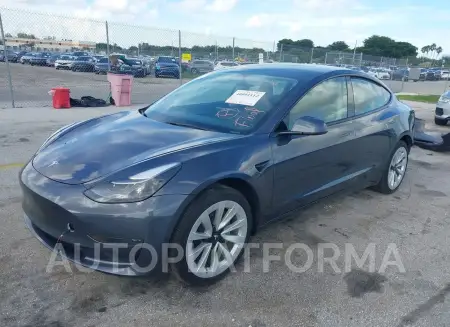 TESLA MODEL 3 2023 vin 5YJ3E1EA4PF435847 from auto auction Iaai