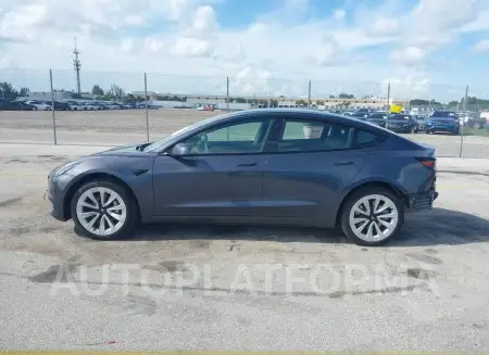 TESLA MODEL 3 2023 vin 5YJ3E1EA4PF435847 from auto auction Iaai