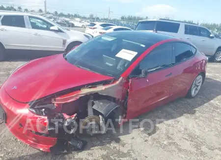 TESLA MODEL 3 2022 vin 5YJ3E1EA9NF185387 from auto auction Iaai