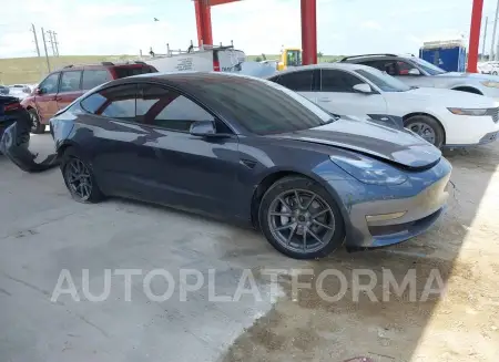 TESLA MODEL 3 2022 vin 5YJ3E1EB8NF342948 from auto auction Iaai