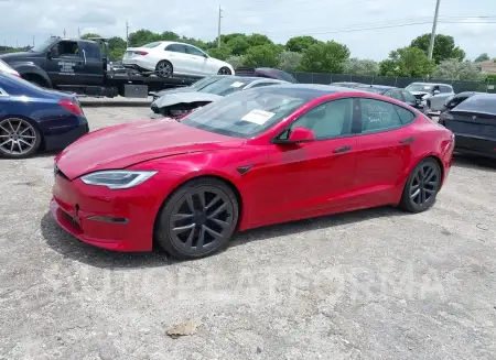 TESLA MODEL S 2021 vin 5YJSA1E68MF452682 from auto auction Iaai