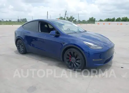 Tesla Model Y 2022 2022 vin 7SAYGDEF7NF455779 from auto auction Iaai