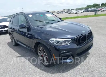 BMW X3 2021 2021 vin 5UXTY9C00M9G99039 from auto auction Iaai