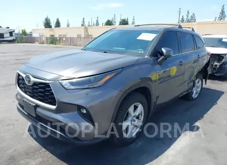 TOYOTA HIGHLANDER 2021 vin 5TDBZRBH5MS096488 from auto auction Iaai