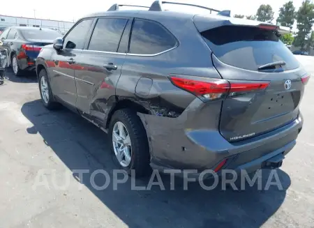 TOYOTA HIGHLANDER 2021 vin 5TDBZRBH5MS096488 from auto auction Iaai