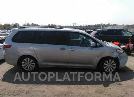 TOYOTA SIENNA 2015 vin 5TDDK3DC6FS128315 from auto auction Iaai