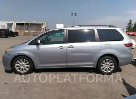 TOYOTA SIENNA 2015 vin 5TDDK3DC6FS128315 from auto auction Iaai