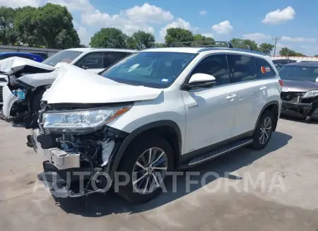 TOYOTA HIGHLANDER HYBRID 2019 vin 5TDJGRFH8KS069374 from auto auction Iaai