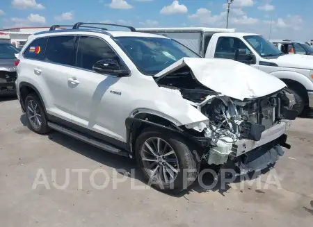 Toyota Highlander Hybrid 2019 2019 vin 5TDJGRFH8KS069374 from auto auction Iaai