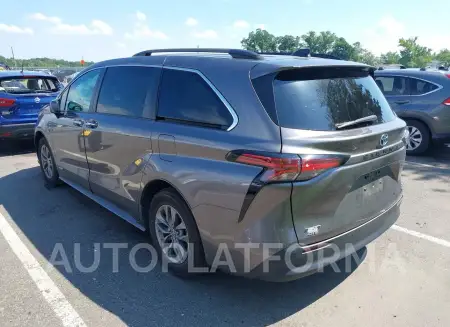 TOYOTA SIENNA 2021 vin 5TDJSKFC6MS020624 from auto auction Iaai