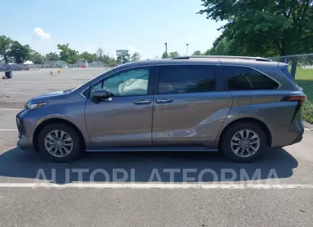 TOYOTA SIENNA 2021 vin 5TDJSKFC6MS020624 from auto auction Iaai