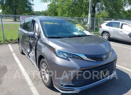 TOYOTA SIENNA 2021 vin 5TDJSKFC6MS020624 from auto auction Iaai