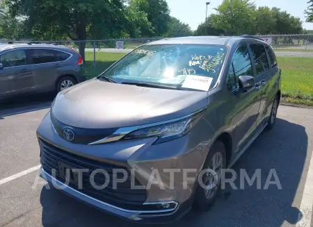 TOYOTA SIENNA 2021 vin 5TDJSKFC6MS020624 from auto auction Iaai