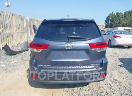 TOYOTA HIGHLANDER 2018 vin 5TDJZRFH4JS876029 from auto auction Iaai