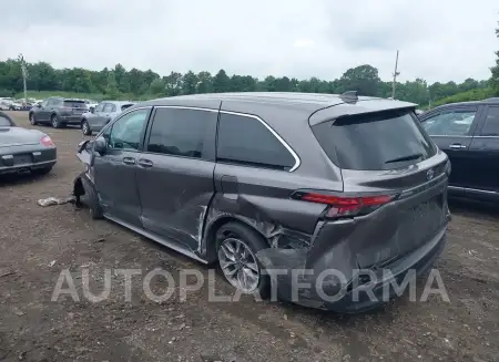 TOYOTA SIENNA 2021 vin 5TDKRKEC1MS011007 from auto auction Iaai