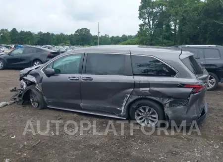 TOYOTA SIENNA 2021 vin 5TDKRKEC1MS011007 from auto auction Iaai