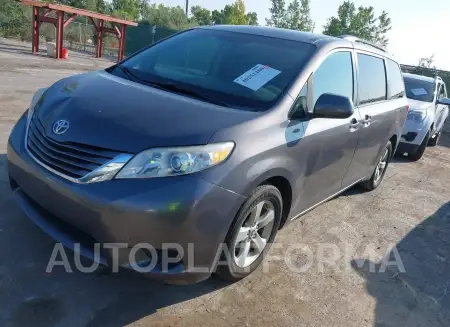 TOYOTA SIENNA 2017 vin 5TDKZ3DC0HS815375 from auto auction Iaai