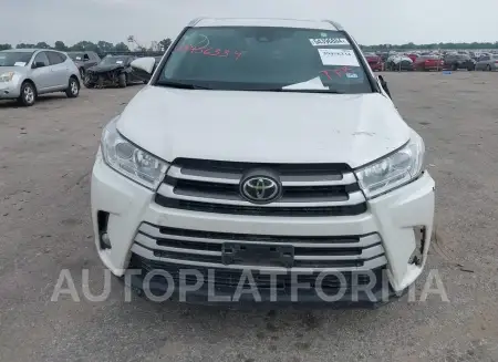 TOYOTA HIGHLANDER 2019 vin 5TDKZRFH6KS327762 from auto auction Iaai