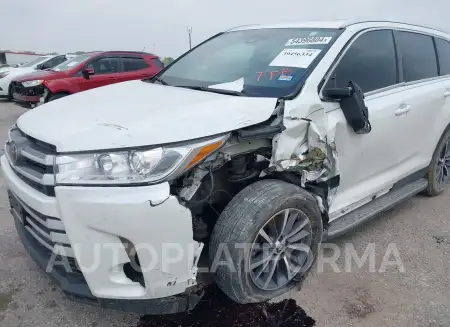 TOYOTA HIGHLANDER 2019 vin 5TDKZRFH6KS327762 from auto auction Iaai