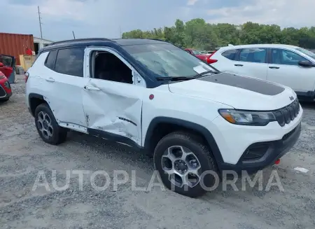 JEEP COMPASS 2022 vin 3C4NJDDB9NT162452 from auto auction Iaai