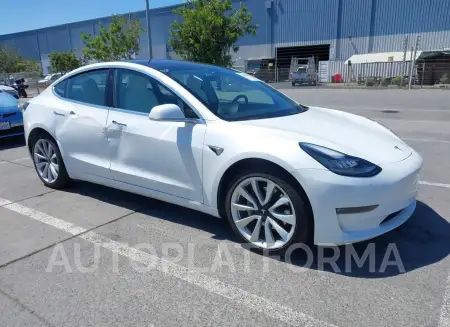 Tesla Model 3 2019 2019 vin 5YJ3E1EAXKF302650 from auto auction Iaai