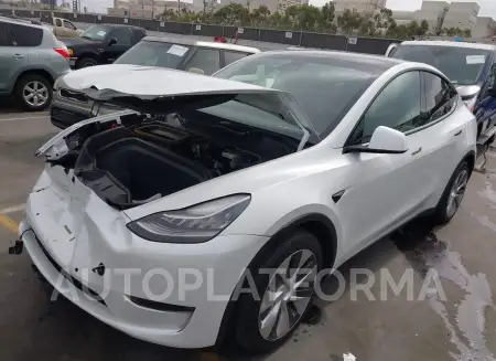 TESLA MODEL Y 2021 vin 5YJYGDEE6MF217795 from auto auction Iaai