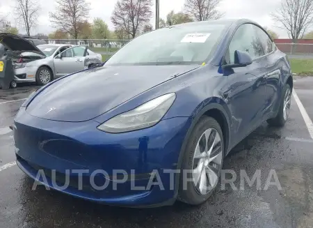 TESLA MODEL Y 2022 vin 7SAYGAEE8NF522413 from auto auction Iaai