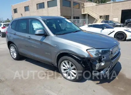 BMW X3 2016 2016 vin 5UXWX9C59G0D70702 from auto auction Iaai