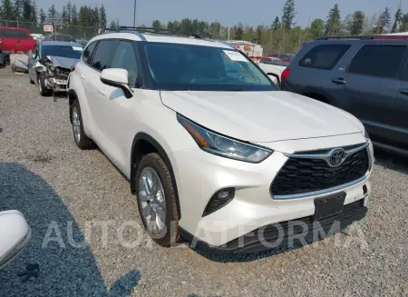 Toyota Highlander 2020 2020 vin 5TDDZRBH9LS005052 from auto auction Iaai