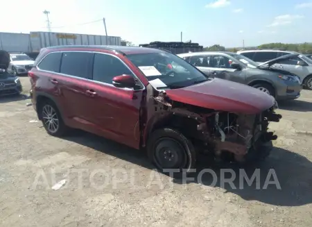 Toyota Highlander 2018 2018 vin 5TDJZRFH7JS859287 from auto auction Iaai