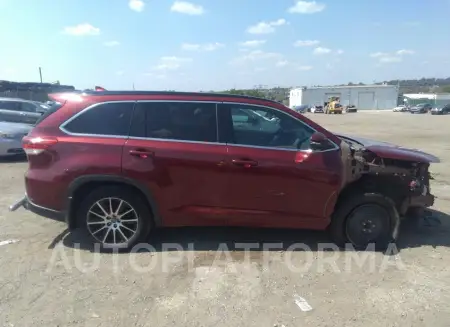 TOYOTA HIGHLANDER 2018 vin 5TDJZRFH7JS859287 from auto auction Iaai