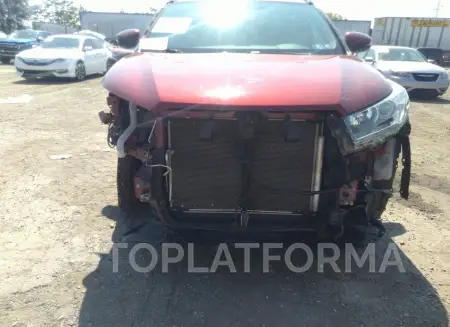 TOYOTA HIGHLANDER 2018 vin 5TDJZRFH7JS859287 from auto auction Iaai