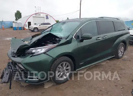 TOYOTA SIENNA 2021 vin 5TDYSKFC1MS040293 from auto auction Iaai