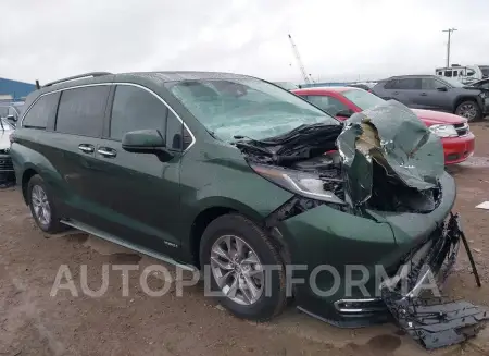 Toyota Sienna 2021 2021 vin 5TDYSKFC1MS040293 from auto auction Iaai