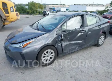 TOYOTA PRIUS 2019 vin JTDKARFU0K3100587 from auto auction Iaai