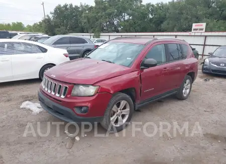 JEEP COMPASS 2016 vin 1C4NJCBA9GD666111 from auto auction Iaai