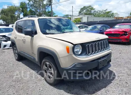 Jeep Renegade 2016 2016 vin ZACCJBAT1GPD89508 from auto auction Iaai