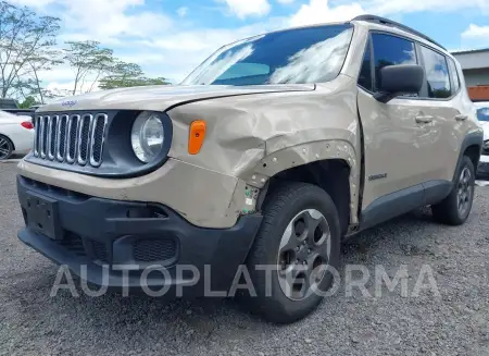 JEEP RENEGADE 2016 vin ZACCJBAT1GPD89508 from auto auction Iaai