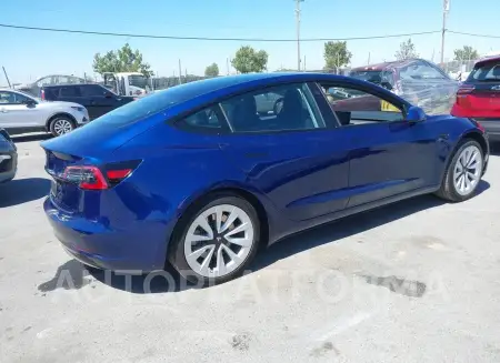 TESLA MODEL 3 2022 vin 5YJ3E1EA1NF373871 from auto auction Iaai