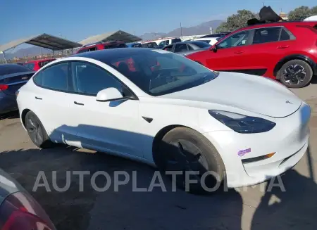 TESLA MODEL 3 2021 vin 5YJ3E1EA6MF076061 from auto auction Iaai