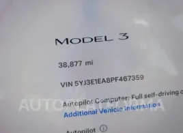 TESLA MODEL 3 2023 vin 5YJ3E1EA8PF467359 from auto auction Iaai