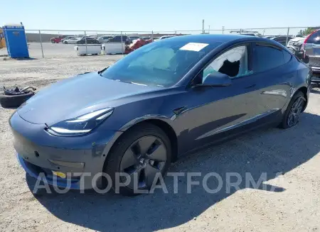 TESLA MODEL 3 2022 vin 5YJ3E1EB1NF249544 from auto auction Iaai