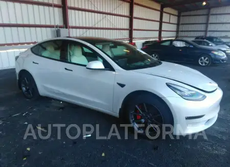 Tesla Model 3 2019 2019 vin 5YJ3E1EB8KF192271 from auto auction Iaai