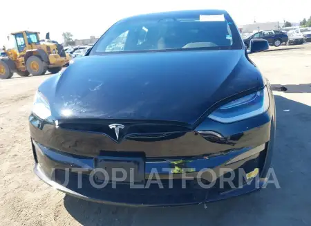 TESLA MODEL X 2021 vin 5YJXCBE57MF326410 from auto auction Iaai