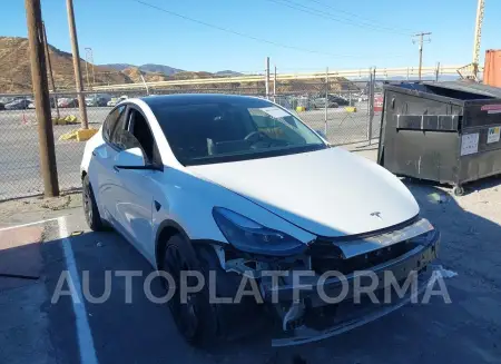 Tesla Model Y 2022 2022 vin 7SAYGDEF5NF516921 from auto auction Iaai