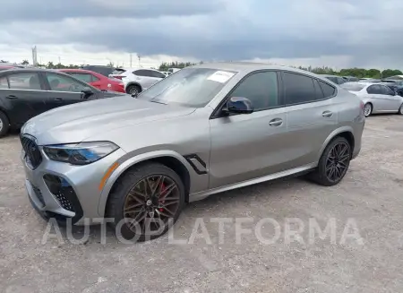 BMW X6 M 2022 vin 5YMCY0C01N9M99984 from auto auction Iaai