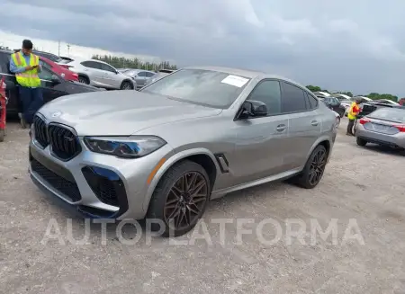 BMW X6 M 2022 vin 5YMCY0C01N9M99984 from auto auction Iaai